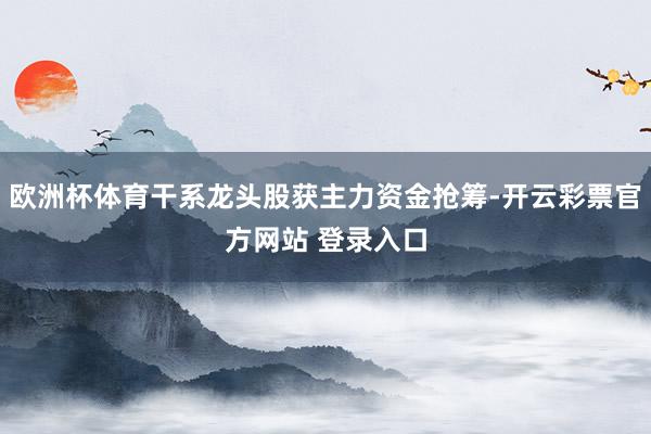 欧洲杯体育干系龙头股获主力资金抢筹-开云彩票官方网站 登录入口